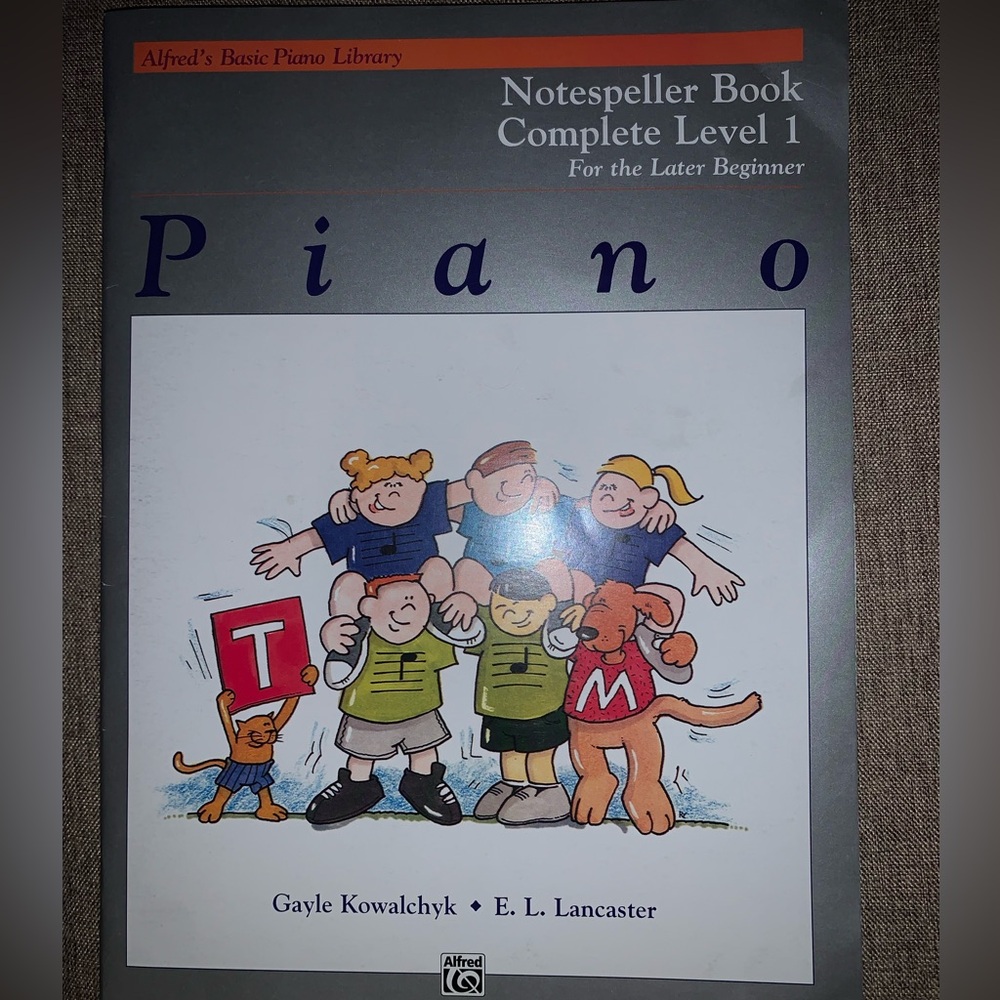 NEW Alfred Level 1 Notespeller Book